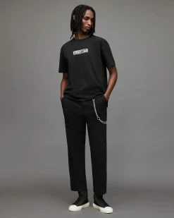 Hot Sale 💯 Tile Crew T-Shirt Washed Black ❤️ -Coats & Jackets Sales MG159X 162 3 2