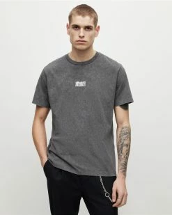 Outlet ✔️ Olson Crew T-Shirt Washed Black ❤️