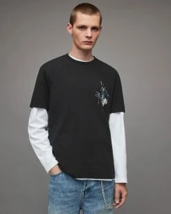 Brand new 👏 Gambler Crew T-Shirt Washed Black 💯