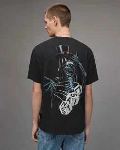 Brand new 👏 Gambler Crew T-Shirt Washed Black 💯 -Coats & Jackets Sales MG201X 162 6