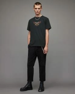 New 😀 Swoopy Crew T-Shirt Washed Black 🎉 -Coats & Jackets Sales MG228X 162 4