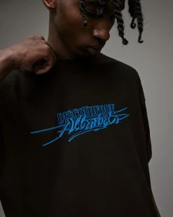 Deals 🔥 Get Down Crew T-Shirt Jet Black ❤️ -Coats & Jackets Sales MG232X 451 4