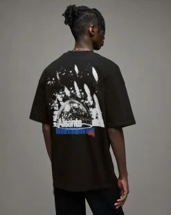 Deals 🔥 Get Down Crew T-Shirt Jet Black ❤️ -Coats & Jackets Sales MG232X 451 5