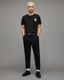 Best deal 💯 Ace Brace Brushed Cotton T-Shirt Jet Black 👏 -Coats & Jackets Sales MG245X 451 3