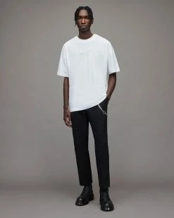 Coupon ⌛ Bones Crew T-Shirt Optic White ⭐ -Coats & Jackets Sales MG266X 437 3