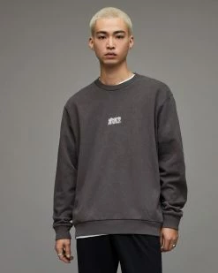 Best deal 🌟 Olsen Crew Sweatshirt Washed Black 😉