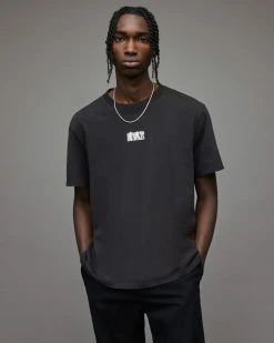 Best Pirce 🌟 Refract Crew T-Shirt Washed Black 😀