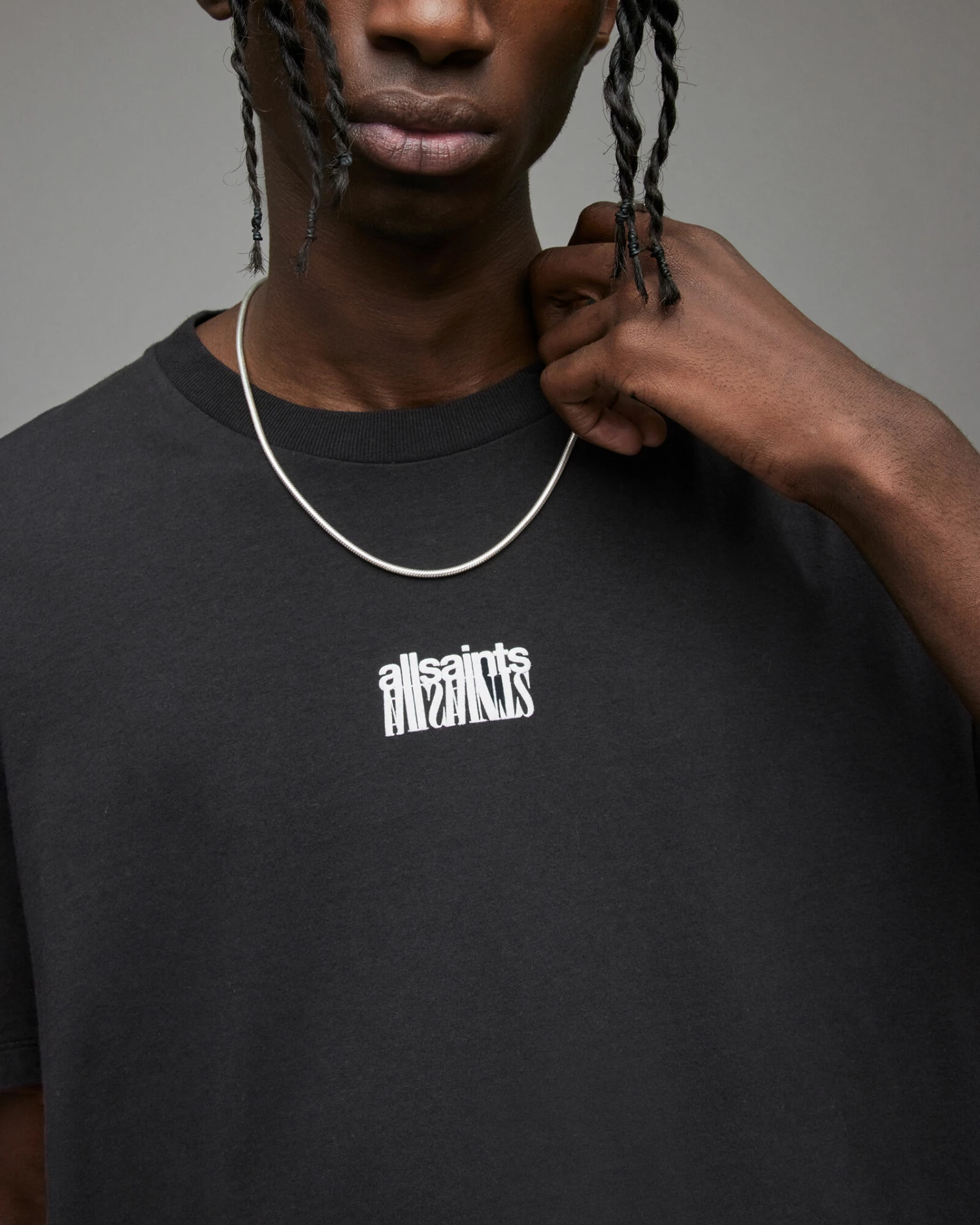 Best Pirce ๐ Refract Crew T-Shirt Washed Black ๐ 2 Best Pirce ๐ Refract Crew T-Shirt Washed Black ๐ - Image 2