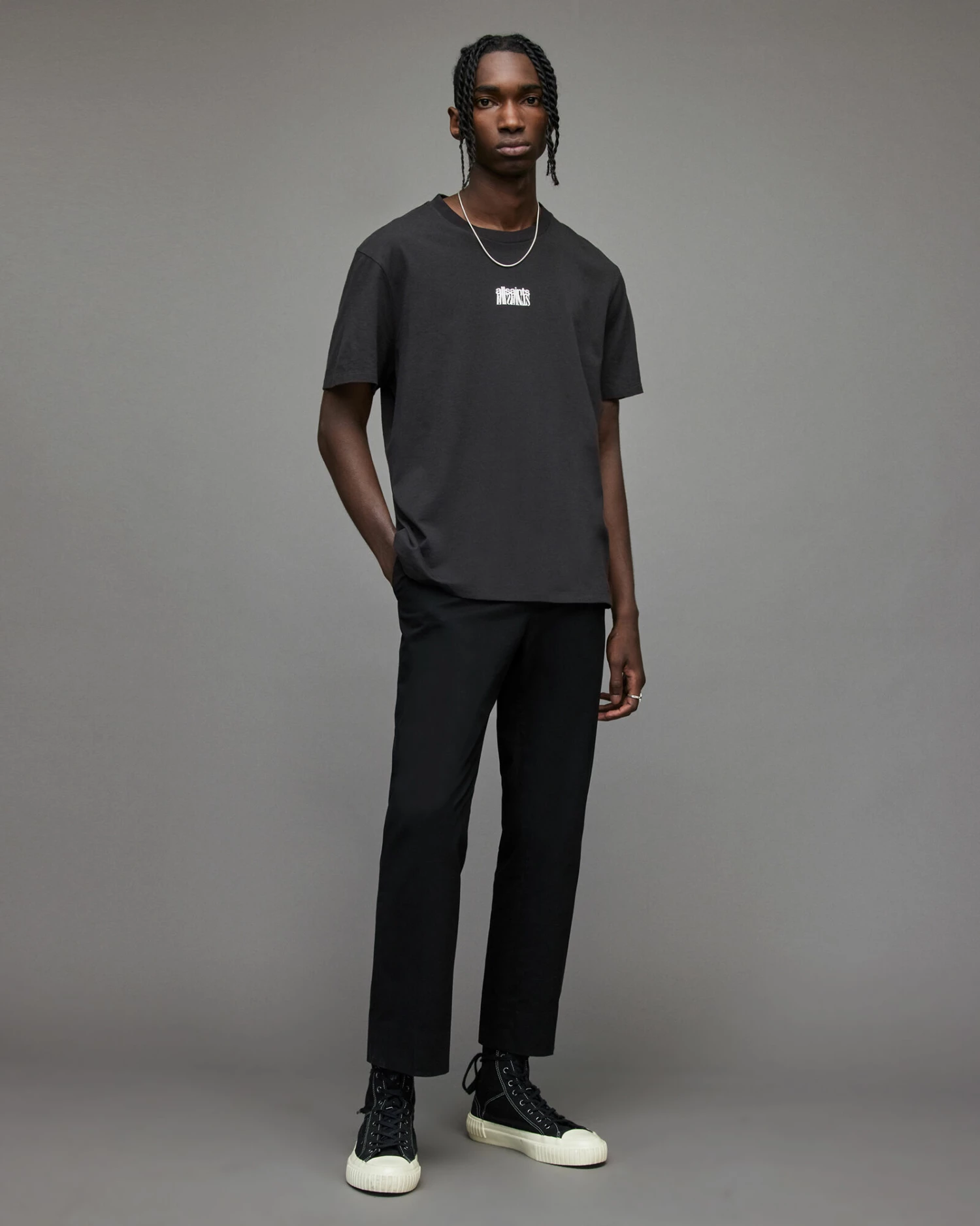 Best Pirce ๐ Refract Crew T-Shirt Washed Black ๐ 3 Best Pirce ๐ Refract Crew T-Shirt Washed Black ๐ - Image 3