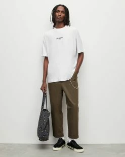 Best Sale ✔️ Subverse Oversized Crew T-Shirt Optic White ⌛ -Coats & Jackets Sales MG292Y 437 3