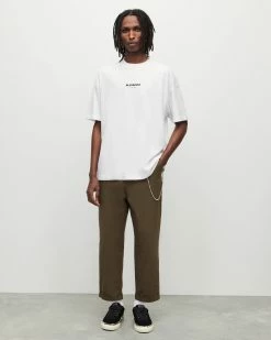 Best Sale ✔️ Subverse Oversized Crew T-Shirt Optic White ⌛ -Coats & Jackets Sales MG292Y 437 4