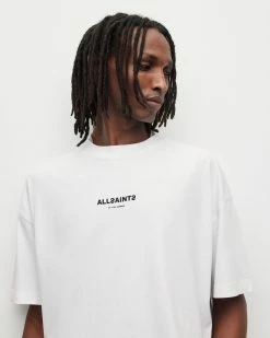 Best Sale ✔️ Subverse Oversized Crew T-Shirt Optic White ⌛ -Coats & Jackets Sales MG292Y 437 6