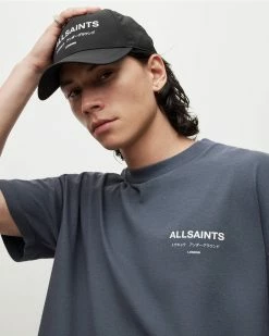 Deals 🎁 Underground Crew T-Shirt Graphite Blue 🧨 -Coats & Jackets Sales MG318X 8113 5