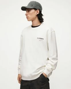 Discount 🔔 Underground Crew Sweatshirt Ashen White 🔥 -Coats & Jackets Sales MG343X 7266 5