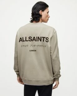 Discount 😉 Underground Crew Sweatshirt Frosted Taupe 🧨 -Coats & Jackets Sales MG344X 8291 6