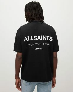 Cheapest 👍 Underground Crew T-Shirt Jet Black 😀 -Coats & Jackets Sales MG386W 451 5 2