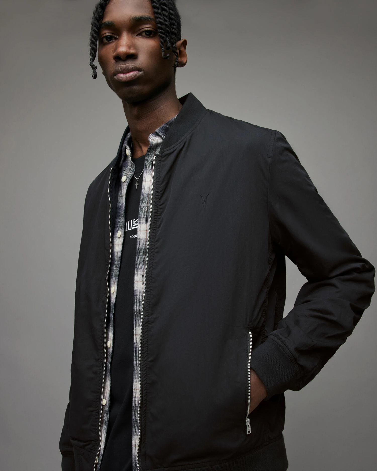 Cheapest ๐ Bassett Bomber Jacket Black ๐ 4 Cheapest ๐ Bassett Bomber Jacket Black ๐ - Image 4