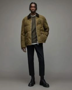 Discount 👏 Gillan Wadded Jacket Dusky Green ❤️ -Coats & Jackets Sales MJ010X 7829 3