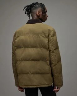 Discount 👏 Gillan Wadded Jacket Dusky Green ❤️ -Coats & Jackets Sales MJ010X 7829 6