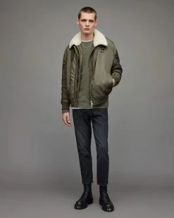 New 🛒 Torio Bomber Jacket Deep Khaki 🎁 8 New 🛒 Torio Bomber Jacket Deep Khaki 🎁 -Coats & Jackets Sales MJ034W 7243 3