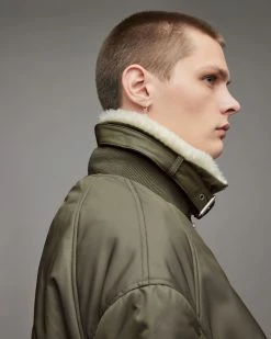 New 🛒 Torio Bomber Jacket Deep Khaki 🎁 10 New 🛒 Torio Bomber Jacket Deep Khaki 🎁 -Coats & Jackets Sales MJ034W 7243 5