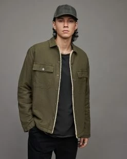 Cheapest 🧨 Radar Sherpa Lined Jacket PEAT KHAKI ⭐