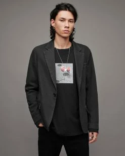 Budget 🥰 Mercier Single Breasted Jacket Black 🔔