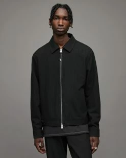 Budget 👍 Barrow Pinstripe Jacket BLK/CHLK PINSTRIPE 🎉 -Coats & Jackets Sales MJ091X 7995 5