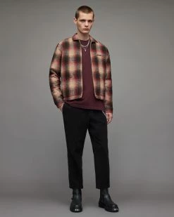 Deals 🌟 Martial Checked Jacket GREY/BLACK/RED 🎁 -Coats & Jackets Sales MJ103X 7999 3