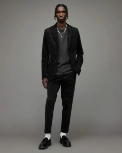 Coupon 🌟 Kiels Corduroy Blazer Black ✔️ -Coats & Jackets Sales MJ117X 5 3