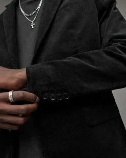 Coupon 🌟 Kiels Corduroy Blazer Black ✔️ -Coats & Jackets Sales MJ117X 5 5