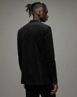 Coupon 🌟 Kiels Corduroy Blazer Black ✔️ -Coats & Jackets Sales MJ117X 5 6