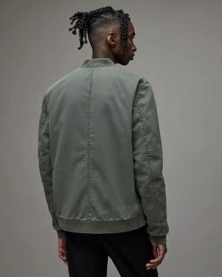 Best Sale 🛒 Lows Bomber Jacket Pipe Grey 👏 -Coats & Jackets Sales MJ118X 7822 5