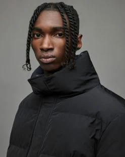 Promo 😉 Novern Reversible Puffer Jacket BLACK/COMMAND BLUE 👏 -Coats & Jackets Sales MJ120X 7944 5