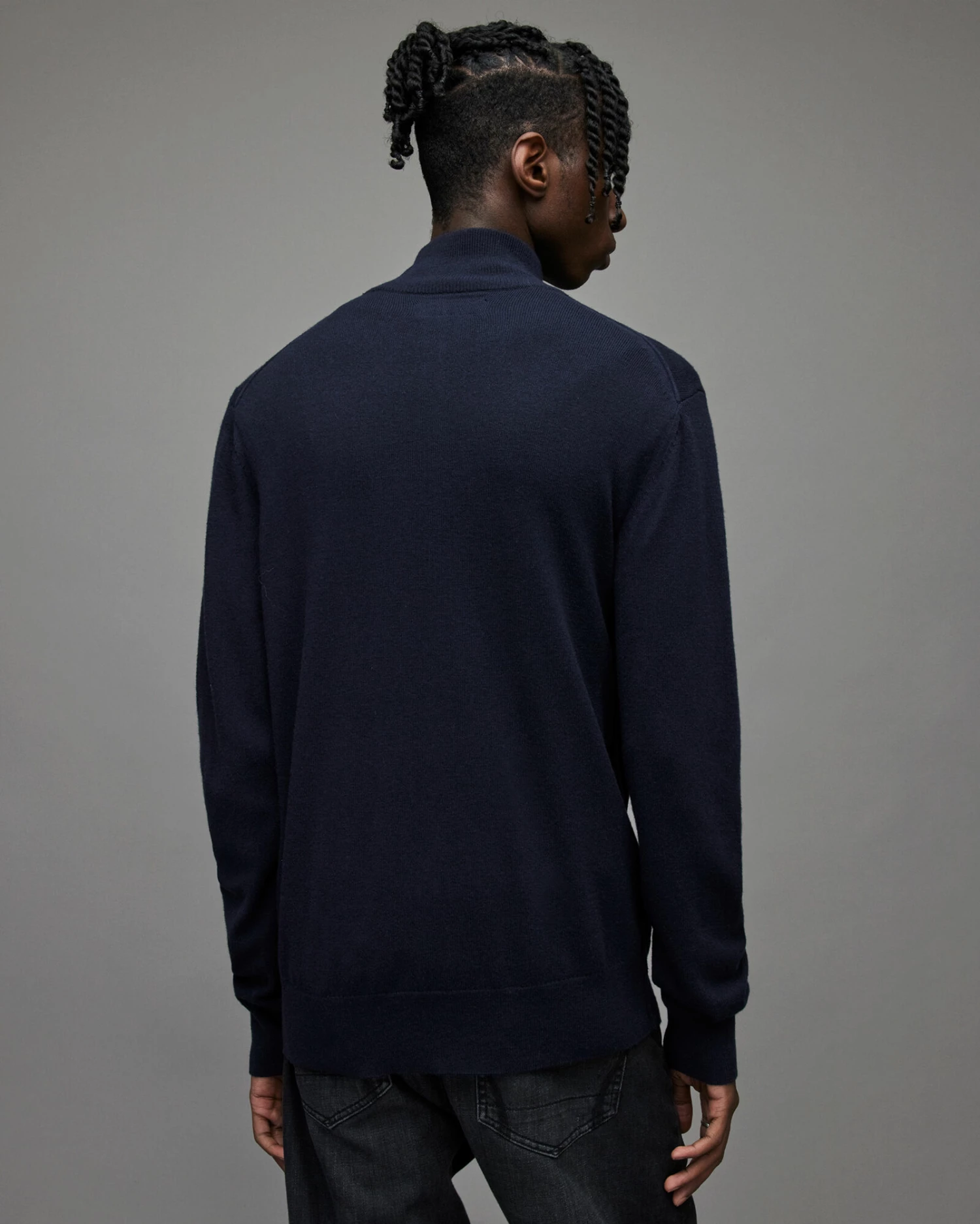 Flash Sale 🎁 Kilburn Zip Funnel Sweatshirt Deep Blue 🎁 4 Flash Sale 🎁 Kilburn Zip Funnel Sweatshirt Deep Blue 🎁 - Image 4