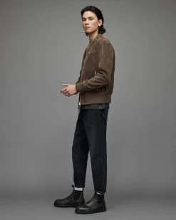 Top 10 💯 Olmo Tab Collar Suede Jacket Mink Brown 🔔 -Coats & Jackets Sales ML054X 5731 4