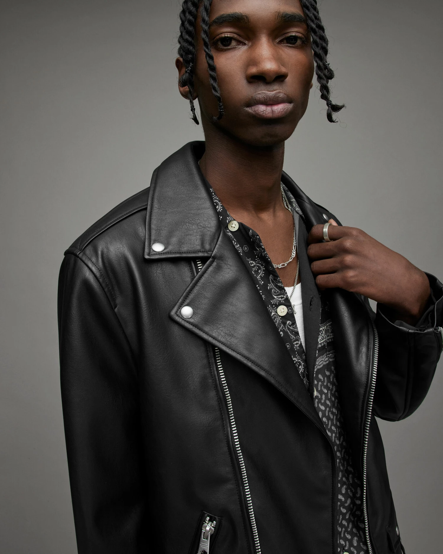 Buy 🎉 Milo Faux Biker Jacket Black 🤩 2 Buy 🎉 Milo Faux Biker Jacket Black 🤩 - Image 2