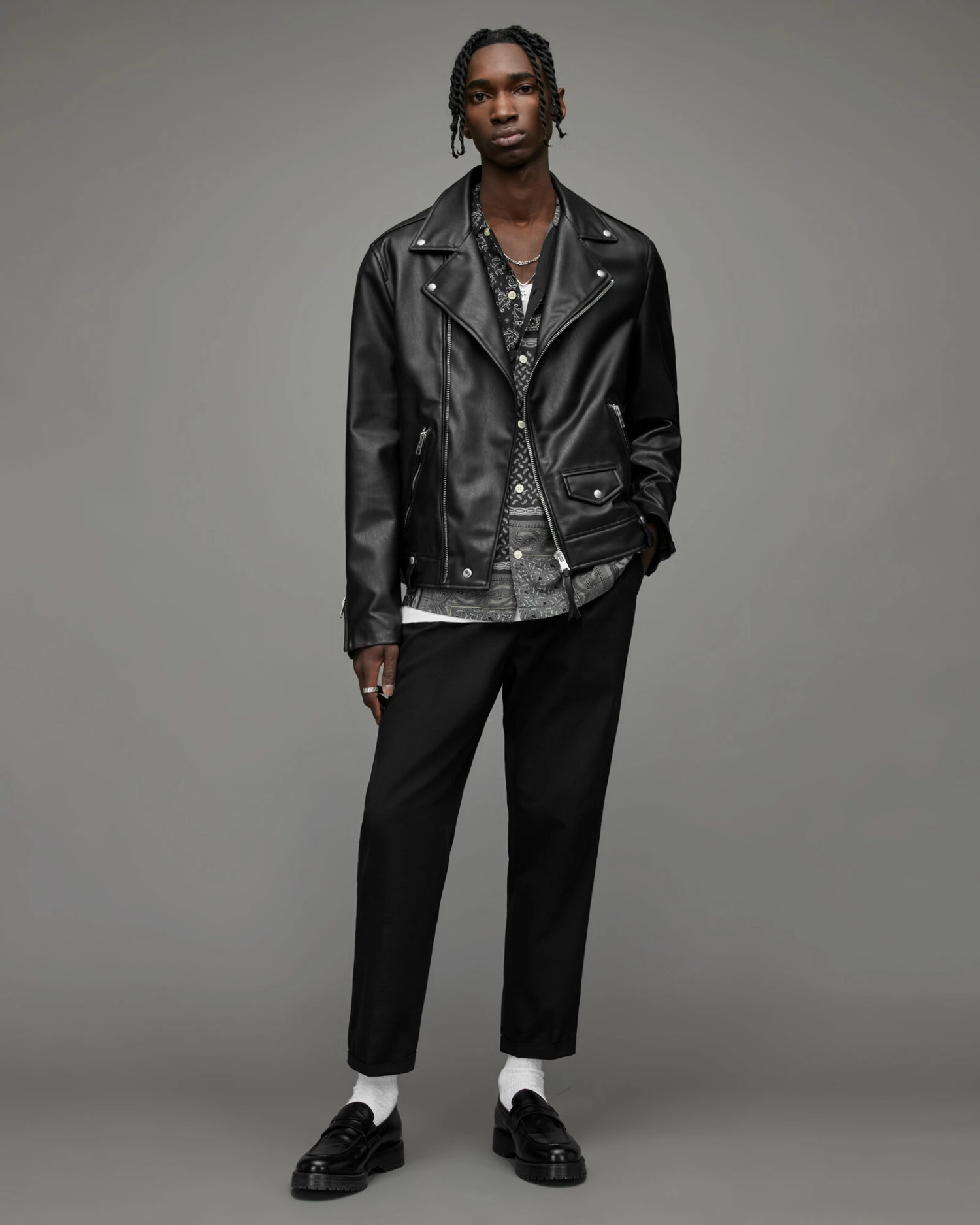 Buy 🎉 Milo Faux Biker Jacket Black 🤩 3 Buy 🎉 Milo Faux Biker Jacket Black 🤩 - Image 3