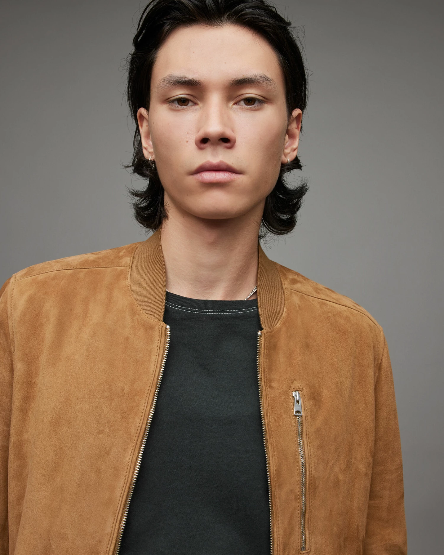 Best deal 🥰 Kemble Suede Bomber Jacket Honey Brown 😉 2 Best deal 🥰 Kemble Suede Bomber Jacket Honey Brown 😉 - Image 2