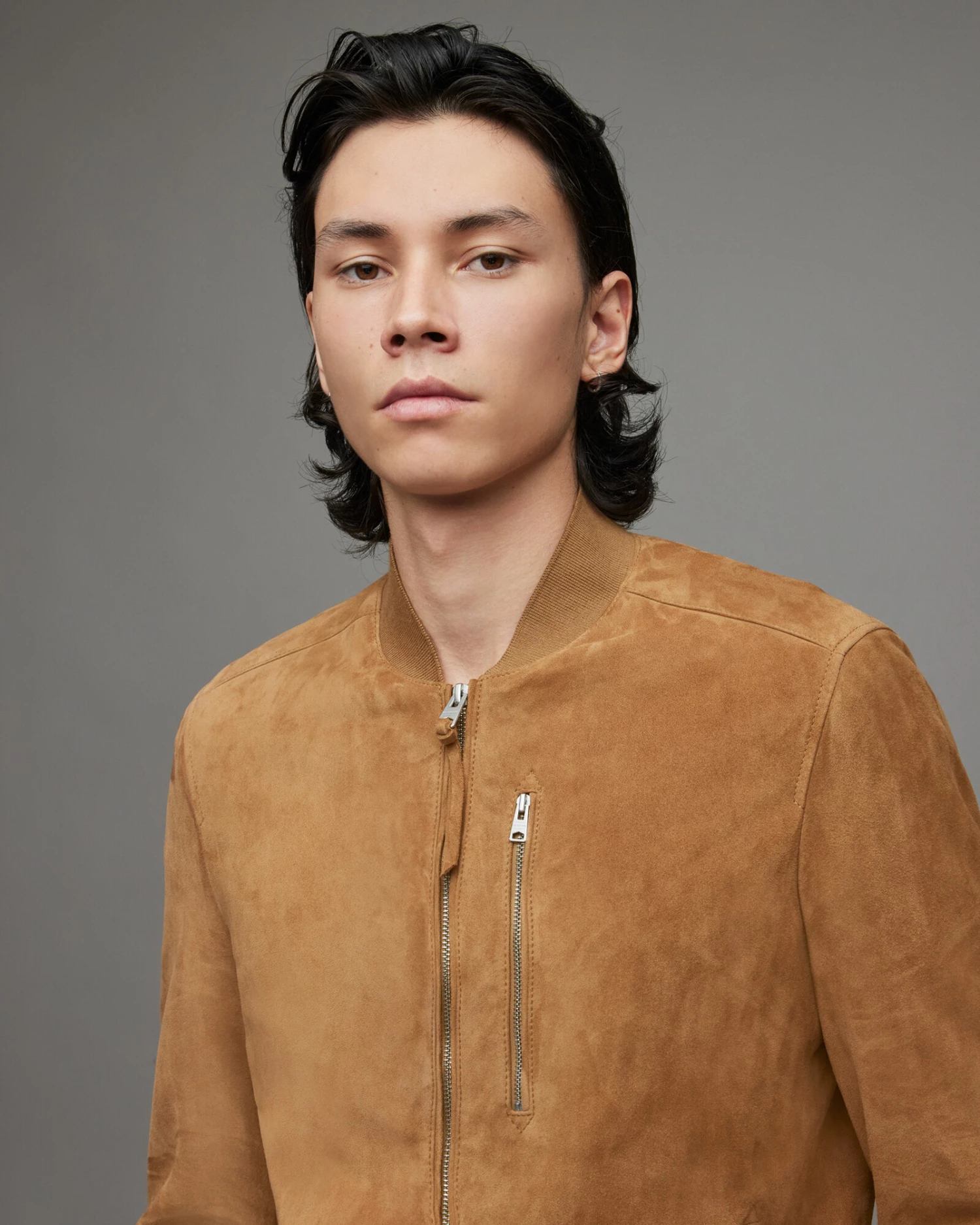 Best deal 🥰 Kemble Suede Bomber Jacket Honey Brown 😉 4 Best deal 🥰 Kemble Suede Bomber Jacket Honey Brown 😉 - Image 4