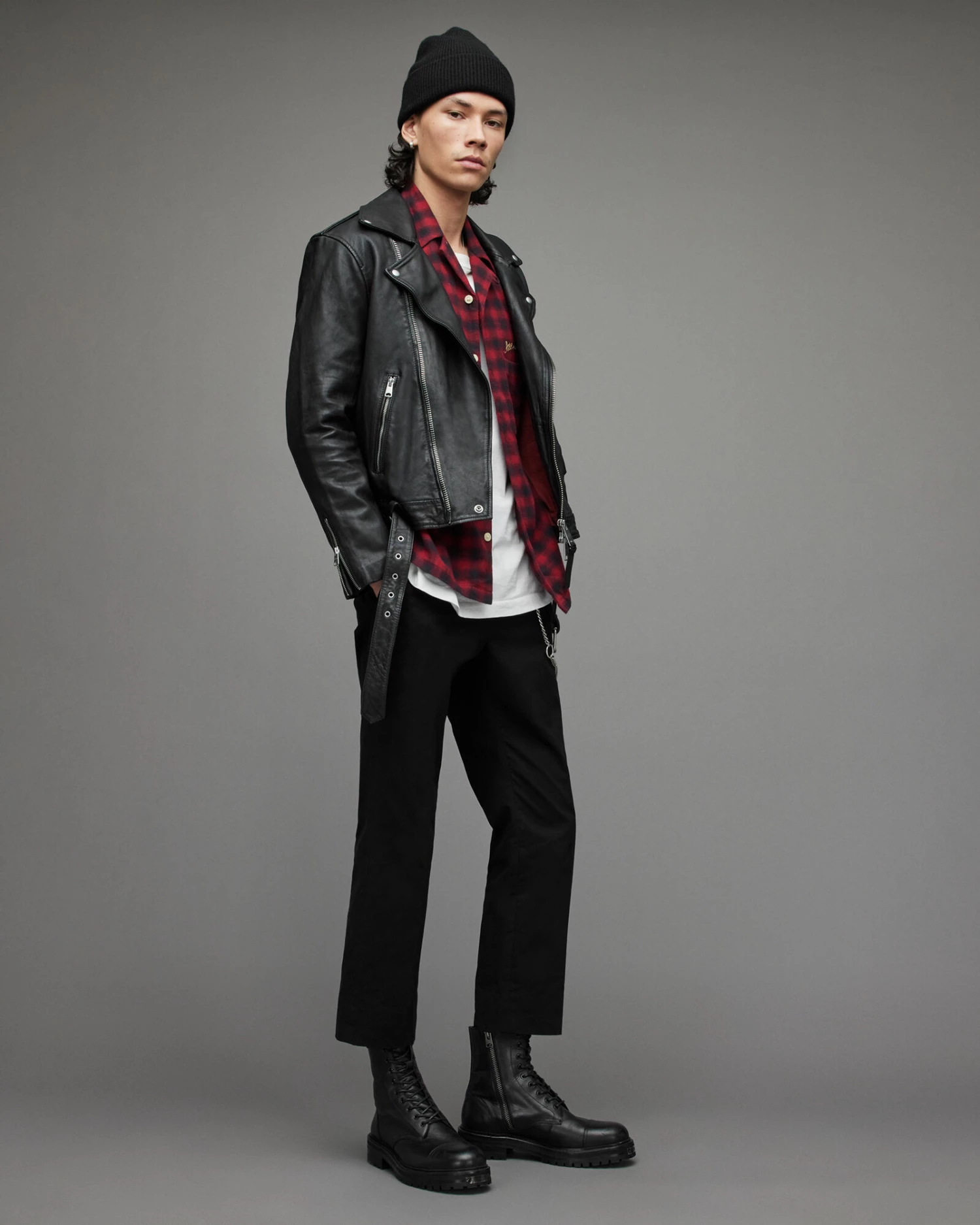 Brand new 🛒 Dren Leather Biker Jacket Black 🔔 4 Brand new 🛒 Dren Leather Biker Jacket Black 🔔 - Image 4