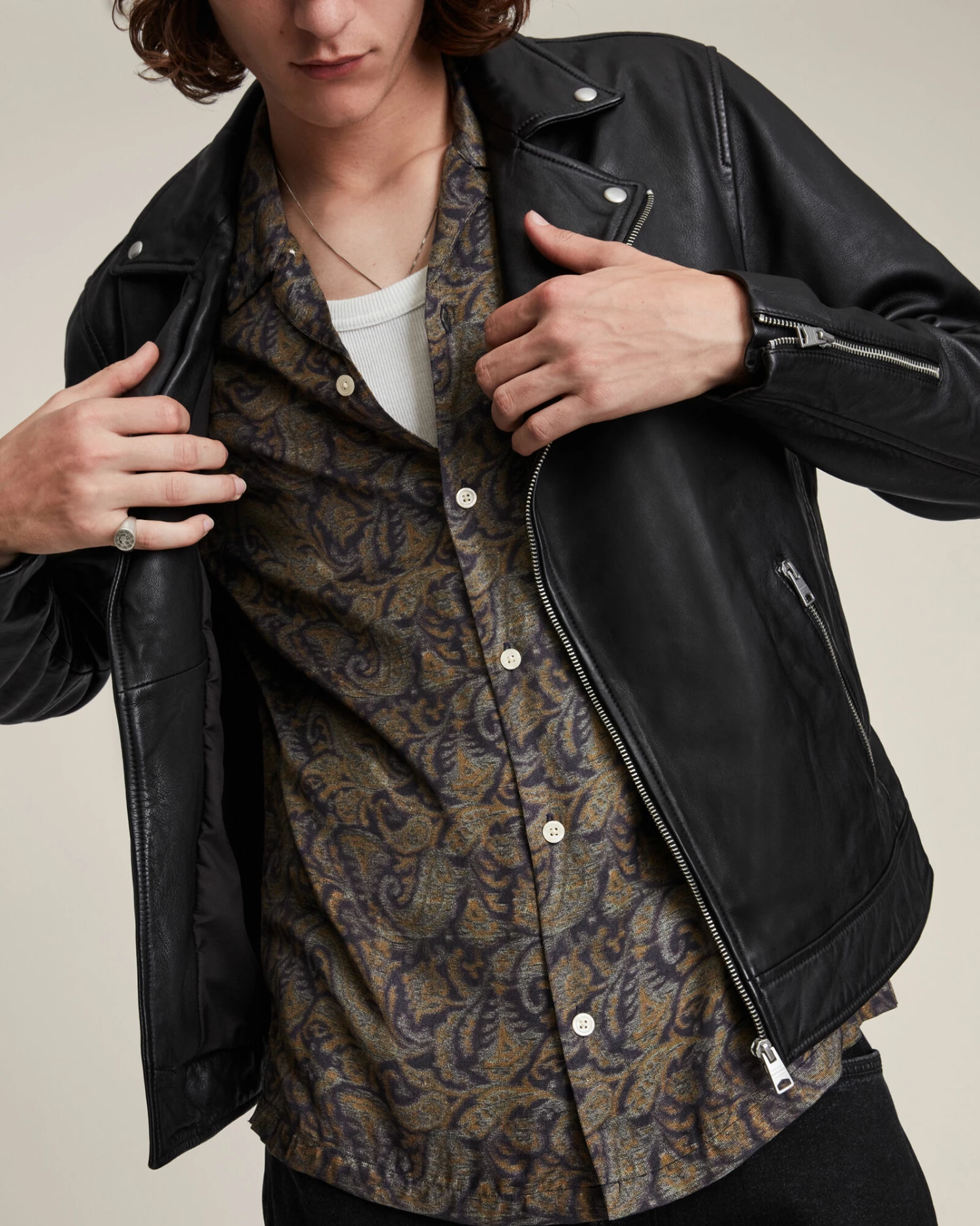 Cheapest ✔️ Tyson Leather Biker Jacket Black 🎁 2 Cheapest ✔️ Tyson Leather Biker Jacket Black 🎁 - Image 2