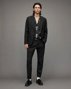 Flash Sale 💯 Bane Cropped Slim Trousers Black 😍