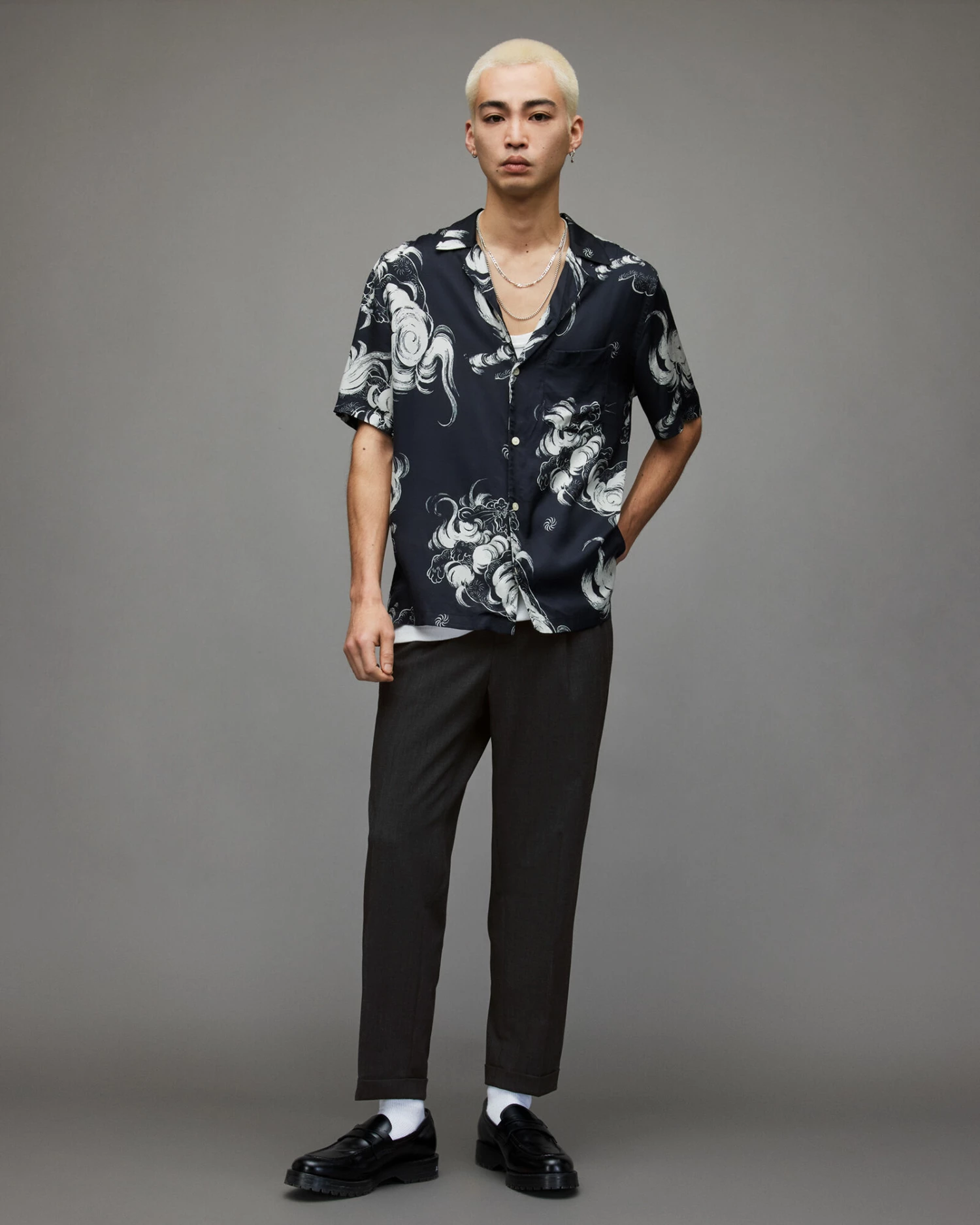 Promo ๐ฏ Conley Straight Cropped Trousers Charcoal Marl ๐คฉ 1 Promo ๐ฏ Conley Straight Cropped Trousers Charcoal Marl ๐คฉ