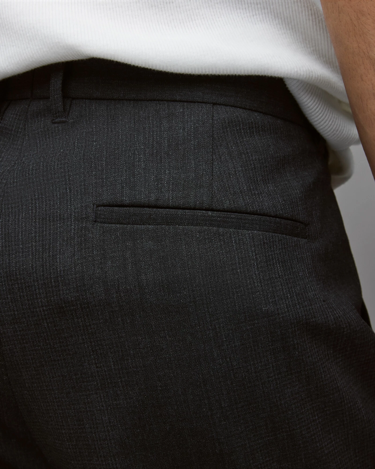 Promo ๐ฏ Conley Straight Cropped Trousers Charcoal Marl ๐คฉ 4 Promo ๐ฏ Conley Straight Cropped Trousers Charcoal Marl ๐คฉ - Image 4