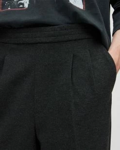 Cheap 🎉 Rein Cropped Slim Trousers Charcoal 🎁 -Coats & Jackets Sales MM053V 33 3