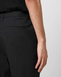 New 🎉 Tallis Cropped Slim Trousers Charcoal 🎁 -Coats & Jackets Sales MM063V 33 5