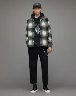 Outlet ⭐ Tremont Checked Overshirt Ecru 🎉 -Coats & Jackets Sales MS011X 35 3