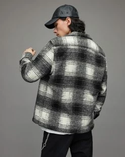 Outlet ⭐ Tremont Checked Overshirt Ecru 🎉 -Coats & Jackets Sales MS011X 35 6