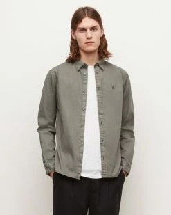Cheap 👍 Hawthorne Ramskull Stretch Fit 👕 Shirt Tarnished Grey ⭐